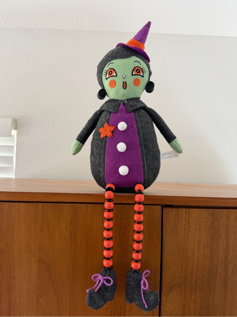 Johanna Parker Halloween Witch Plush Shelf Sitter